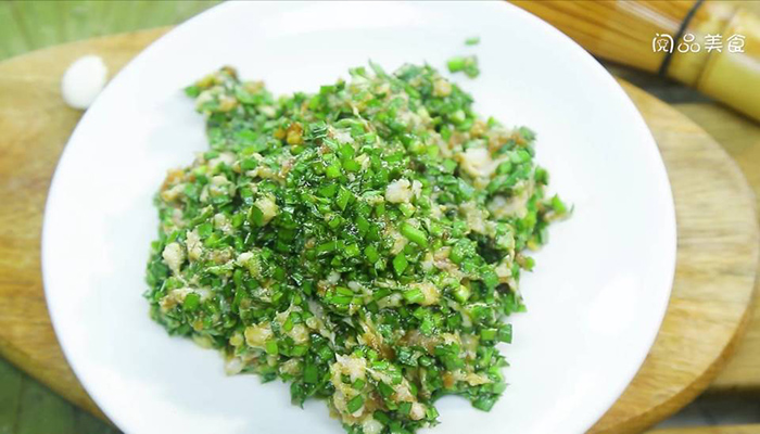 韭菜肉馄饨馅做法步骤：6