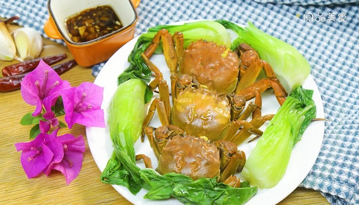 蒸螃蟹做法步骤：7