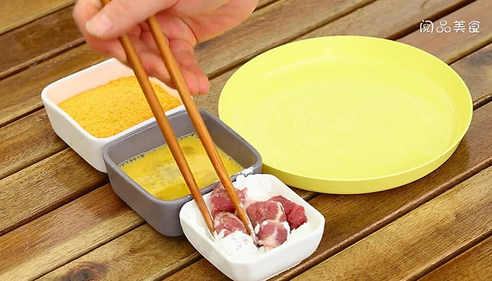 猪排做法步骤：4