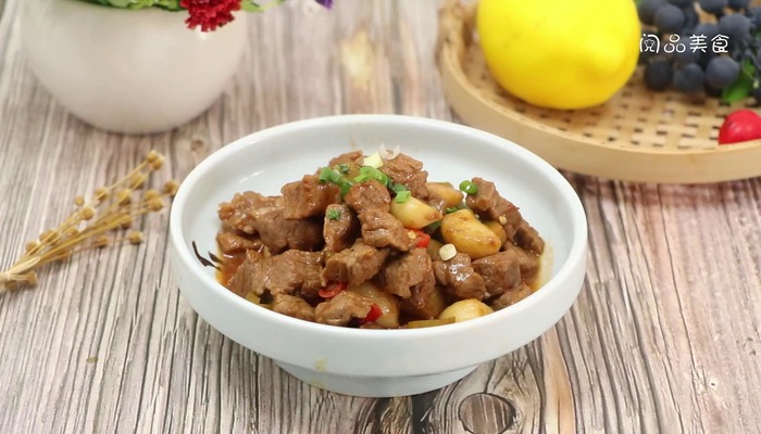 尖椒大蒜牛肉粒