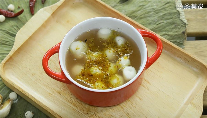 藕粉菜丸子做法步骤：4