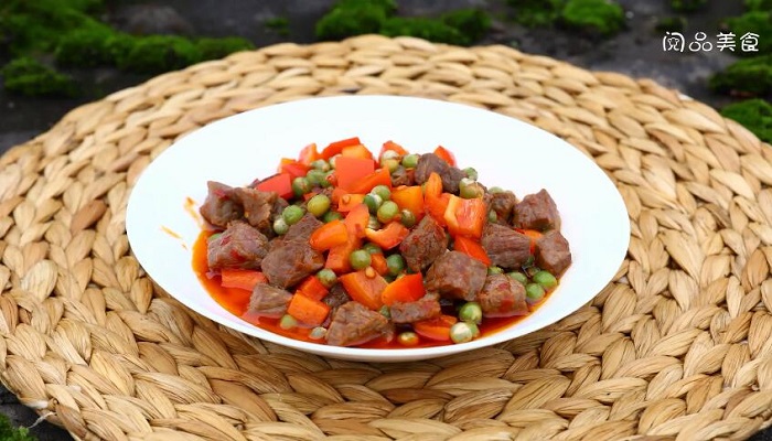 豌豆牛肉粒做法步骤：11