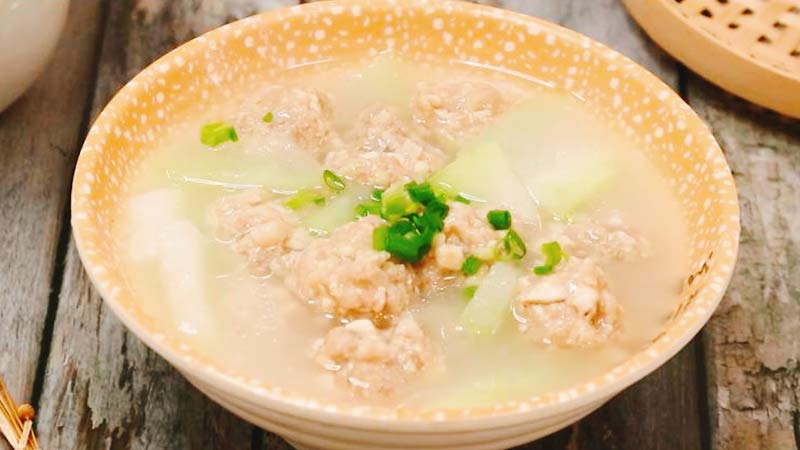 丸子汤做法步骤：10