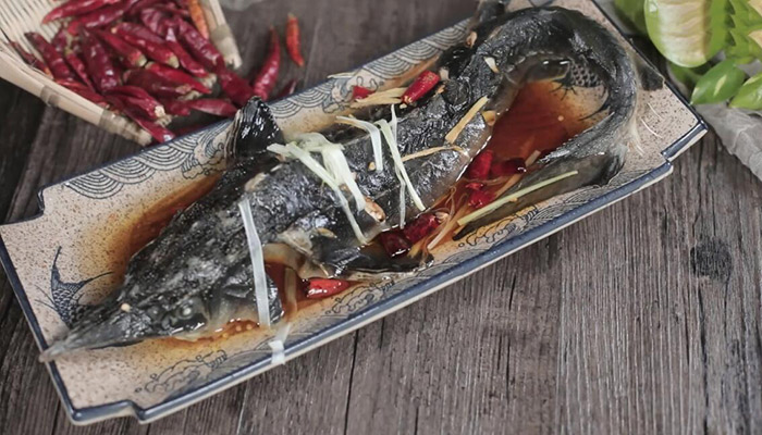 烤三文鱼头做法步骤：9