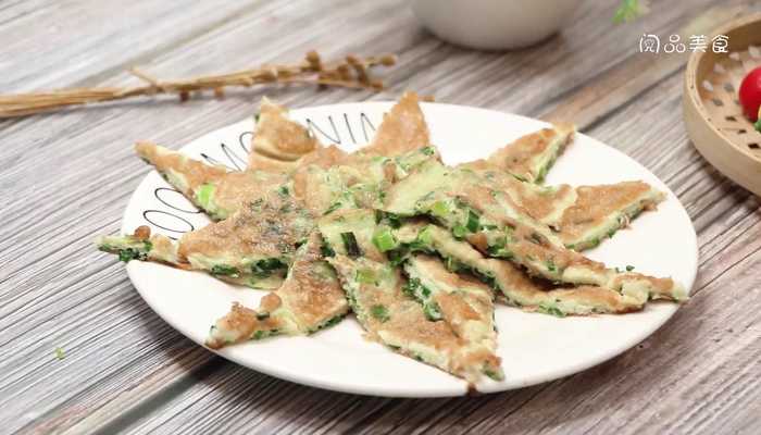 韭菜煎蛋饼