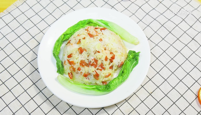 虾仁蒸米饭做法步骤：6