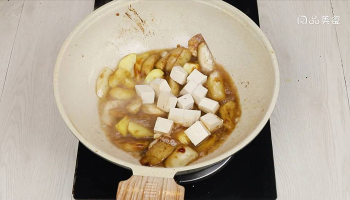 土豆茄子炖豆腐做法步骤：8