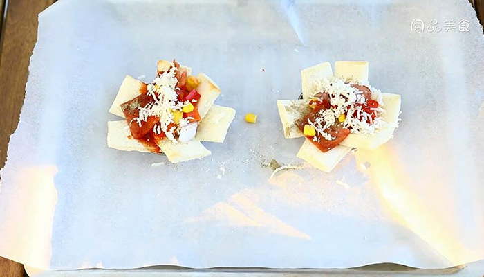 美式小披萨做法步骤：8