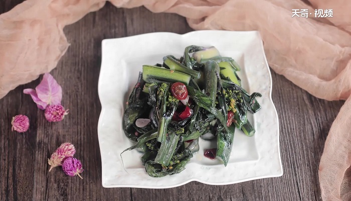 炝炒甜菜做法步骤：6