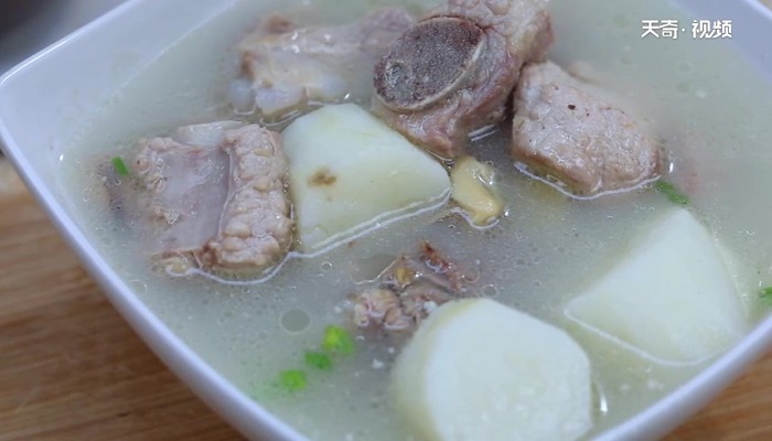 淡菜山药排骨汤