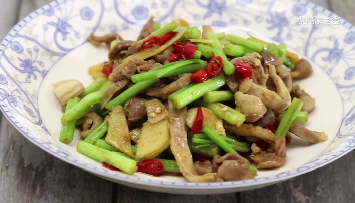 小米椒爆鸡肫