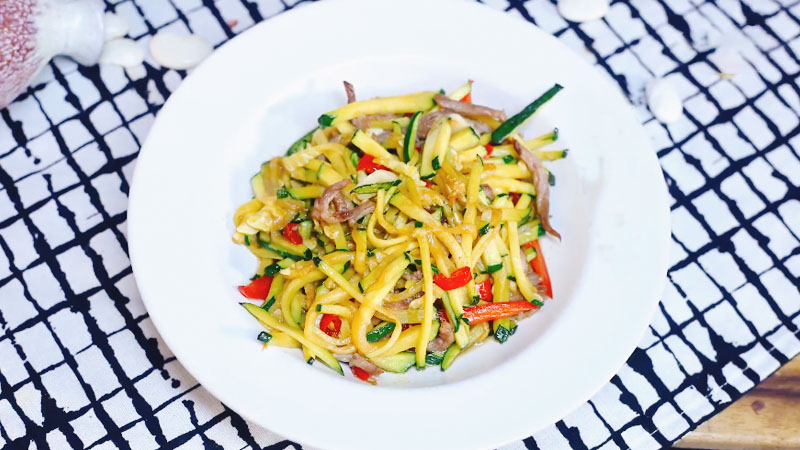 牛肉炒南瓜做法步骤：14