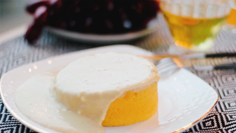 红茶芝士奶盖蛋糕