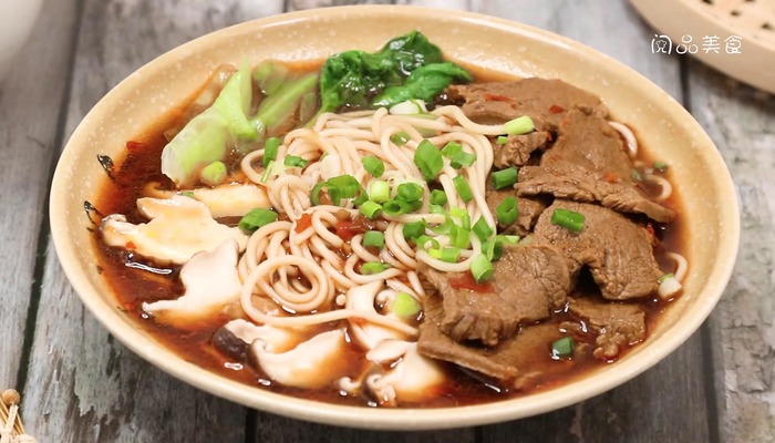 红烧牛肉面