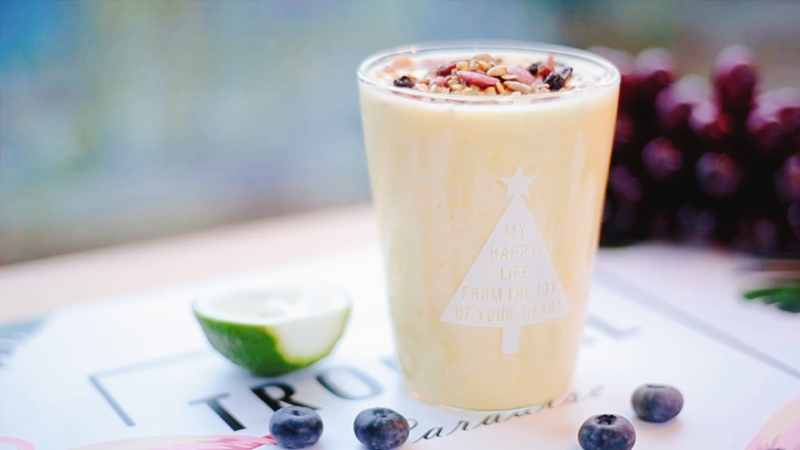 玉米奶昔做法步骤：3