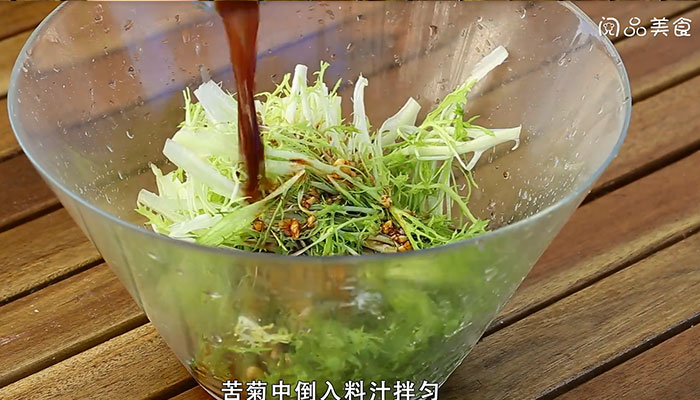 苦菊做法步骤：7