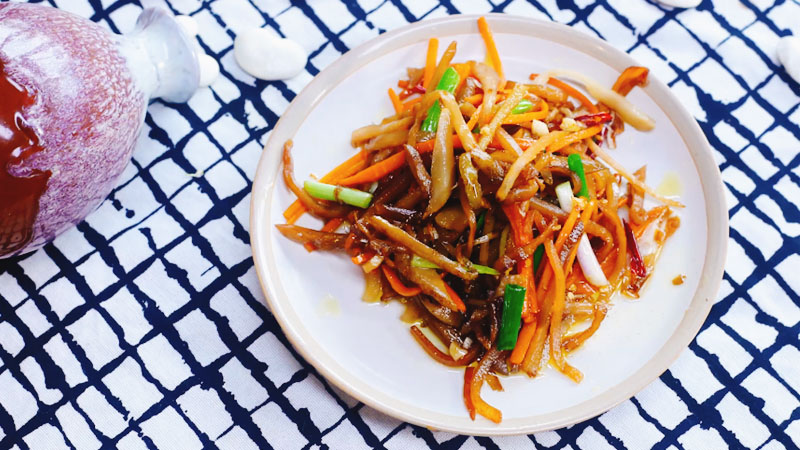 素炒胡萝卜
