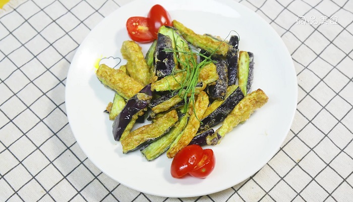 蛋花茄子做法步骤：6