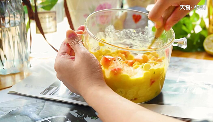 番茄早餐蛋饼做法步骤：2