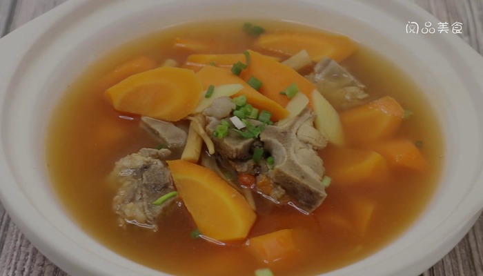 脊骨炖萝卜