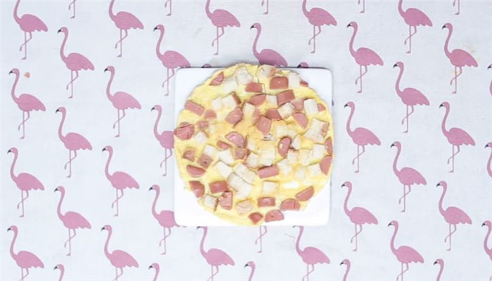 火腿早餐饼做法步骤：6