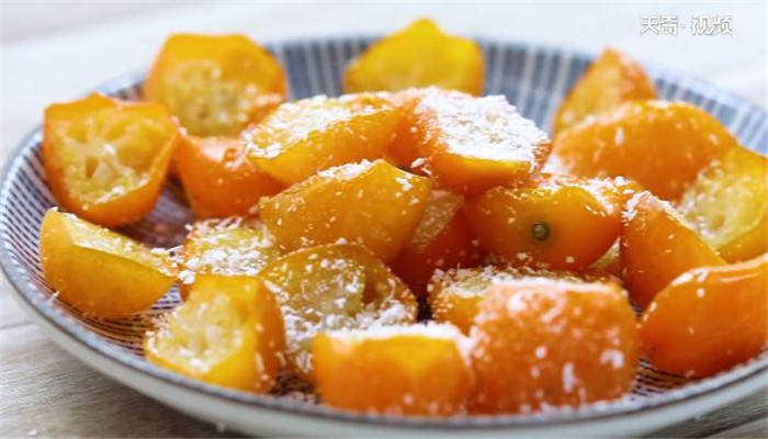 金橘椰蓉饯做法步骤：7