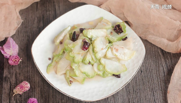 炝炒儿菜做法步骤：7