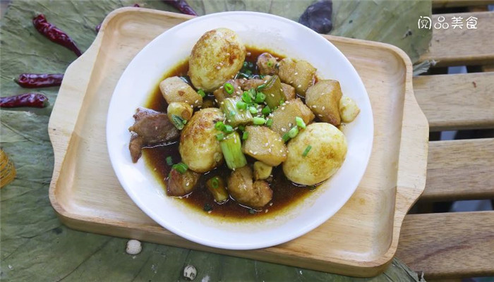 虎皮鸡蛋红烧肉做法步骤：9