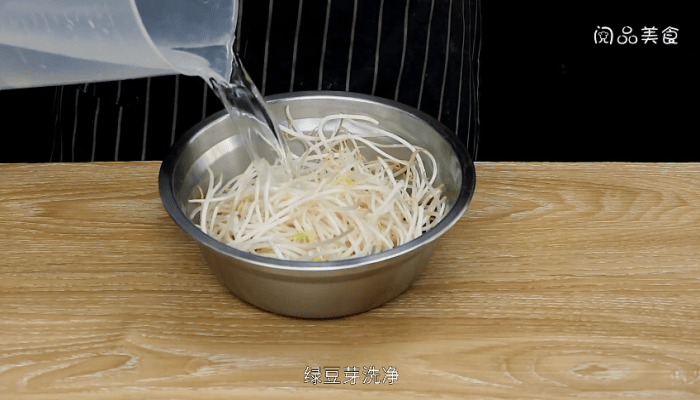 酸辣绿豆芽做法步骤：2