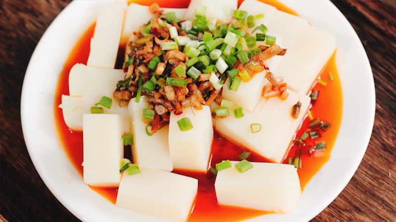 凉拌贵州米豆腐