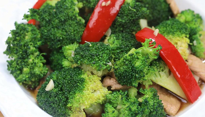 猪血炒豆干做法步骤：17