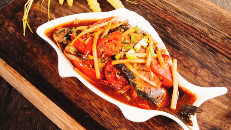 酸笋鱼做法步骤：10