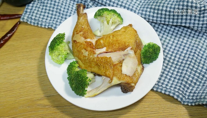 脆皮手撕鸡做法步骤：7