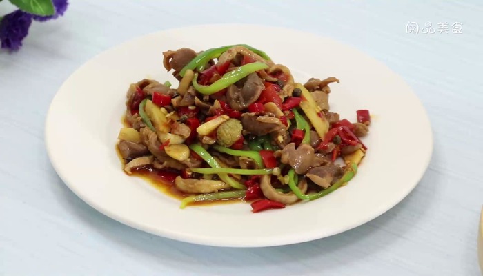 剁椒辣炒鸡胗