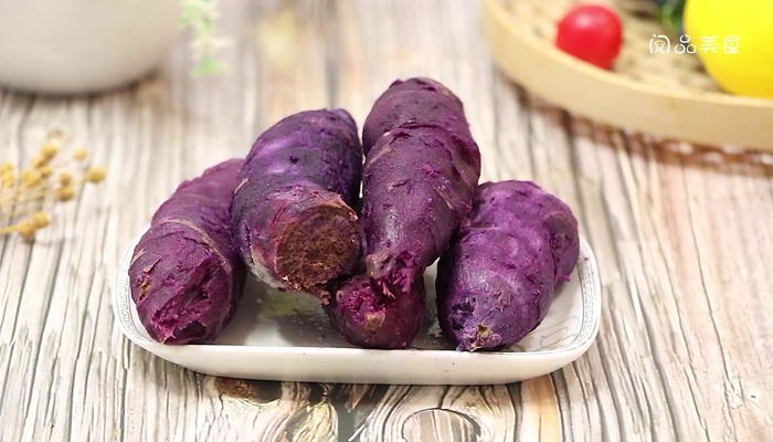 微波炉烤紫薯
