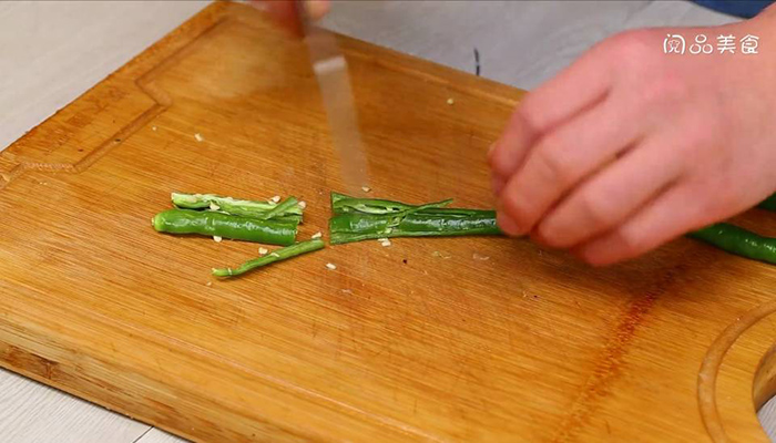 小炒青椒肉丝做法步骤：4