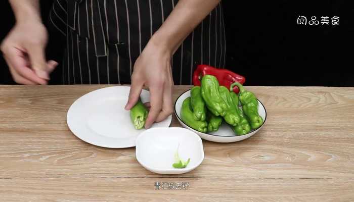 蒜蓉青椒做法步骤：2