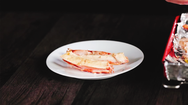 芝士焗帝王蟹腿
